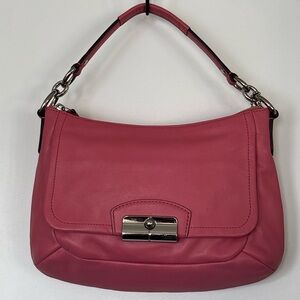 Coach Pink Leather shoulder bag
